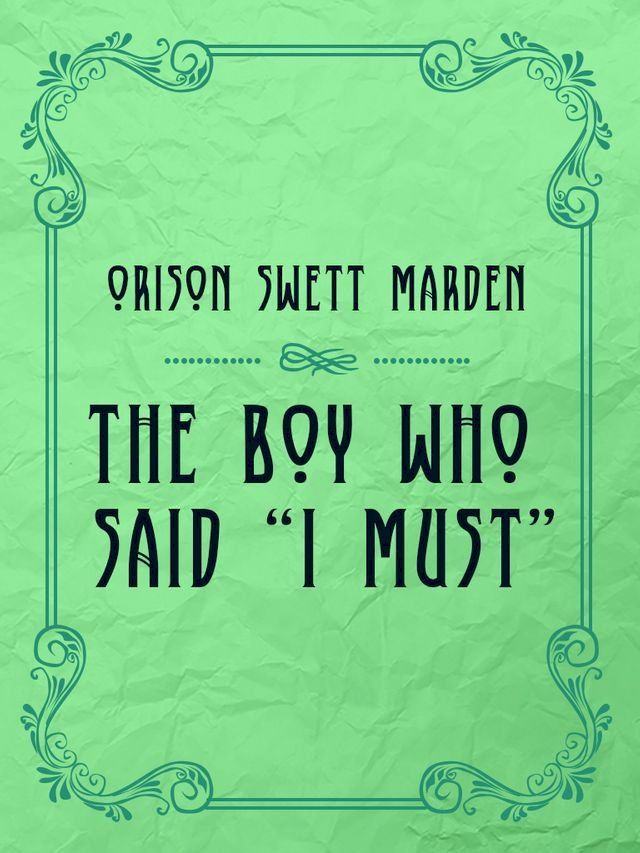  The Boy Who Said "I Must"(Kobo/電子書)