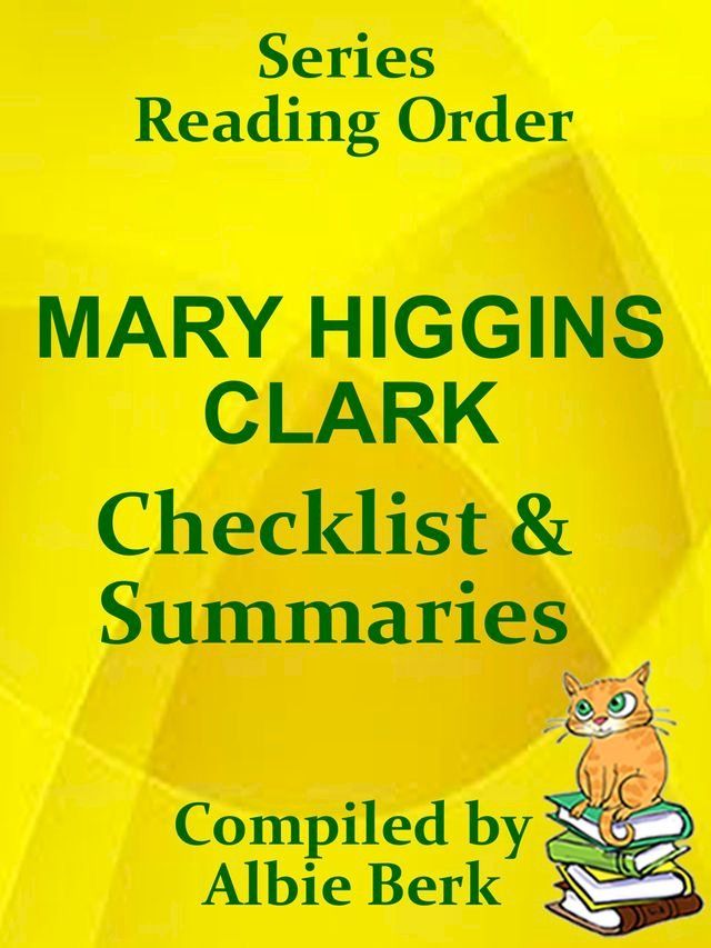  Mary Higgins Clark: Series Reading Order - with Summaries & Checklist(Kobo/電子書)