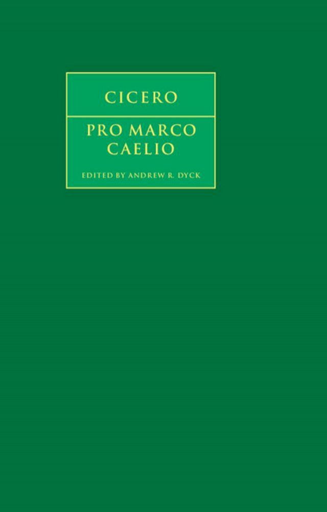  Cicero: Pro Marco Caelio(Kobo/電子書)