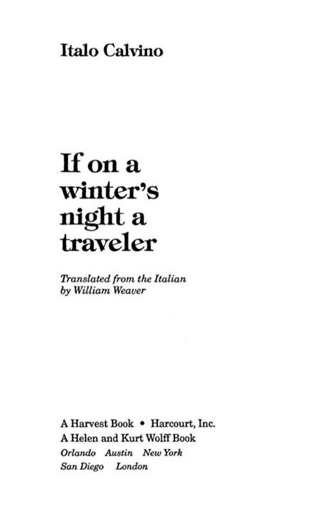  If On A Winter's Night A Traveler(Kobo/電子書)