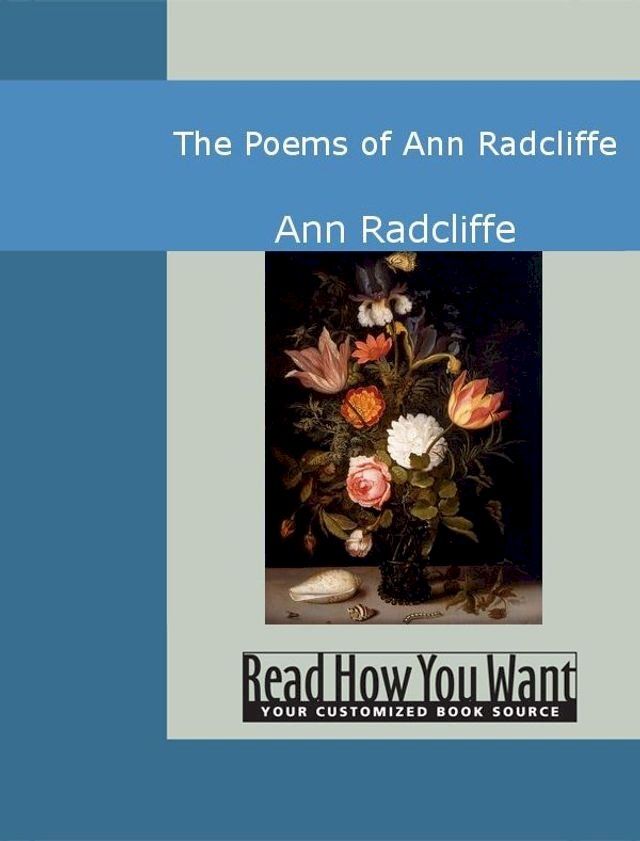  The Poems Of Ann Radcliffe(Kobo/電子書)