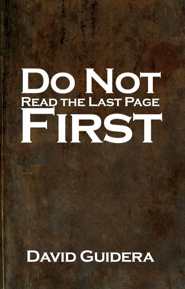  Do Not Read the Last Page First(Kobo/電子書)