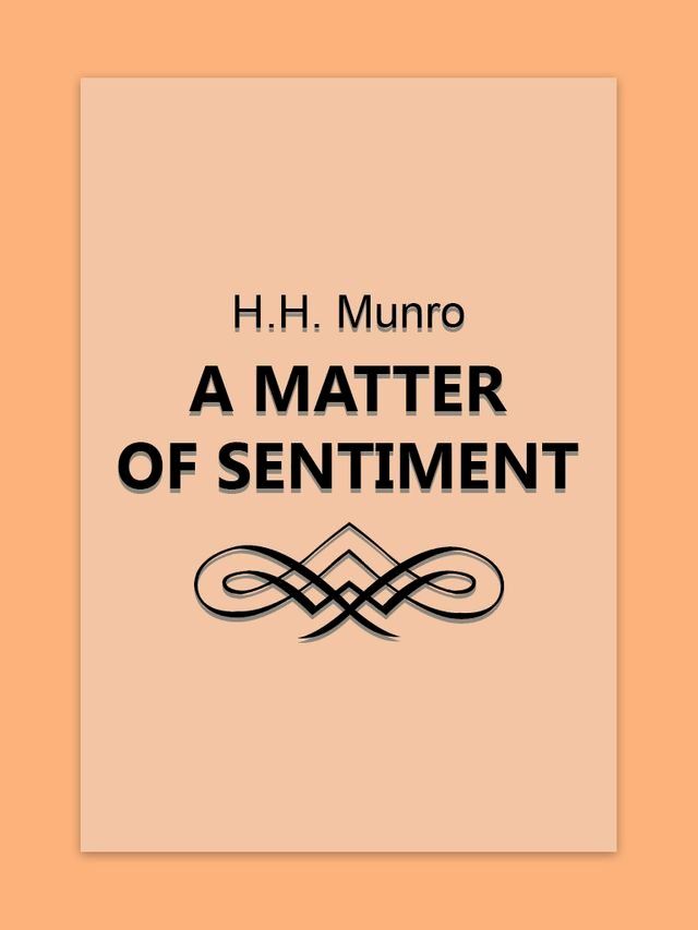  A Matter of Sentiment(Kobo/電子書)