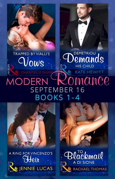 Modern Romance September 2016 Books 1-4(Kobo/電子書)