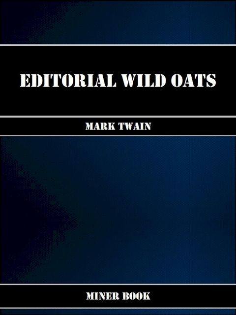 Editorial Wild Oats(Kobo/電子書)