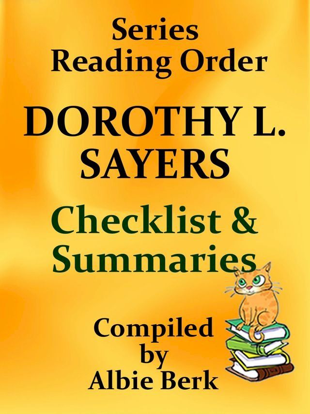  Dorothy L. Sayers: Series Reading Order - with Summaries & Checklist(Kobo/電子書)