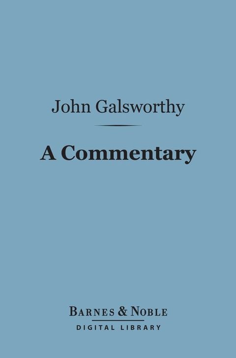 A Commentary (Barnes & Noble Digital Library)(Kobo/電子書)