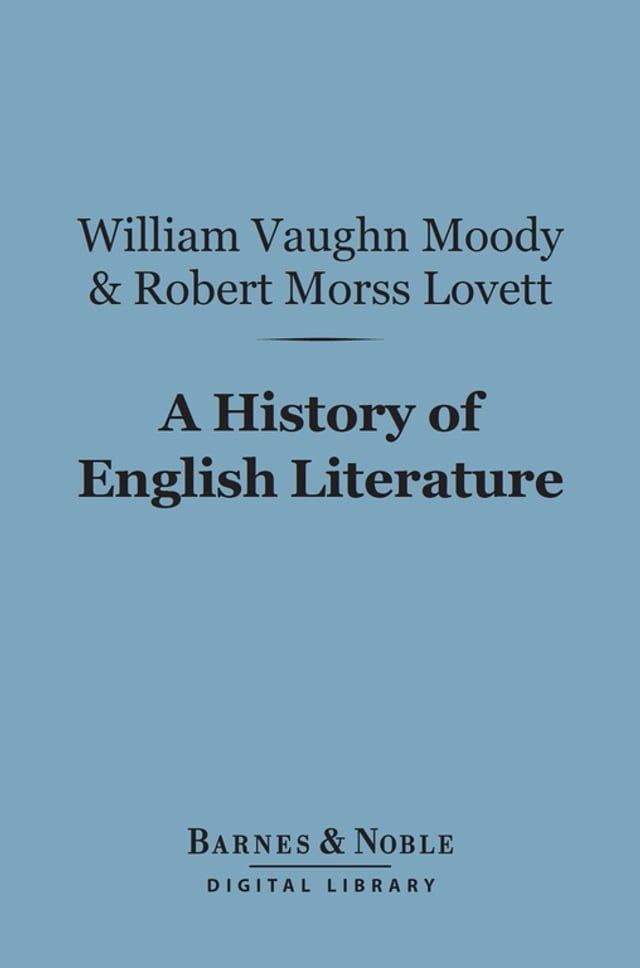  A History of English Literature (Barnes & Noble Digital Library)(Kobo/電子書)