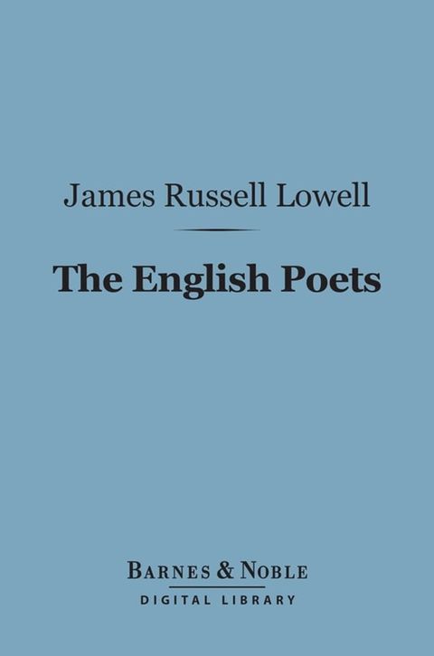 The English Poets (Barnes & Noble Digital Library)(Kobo/電子書)