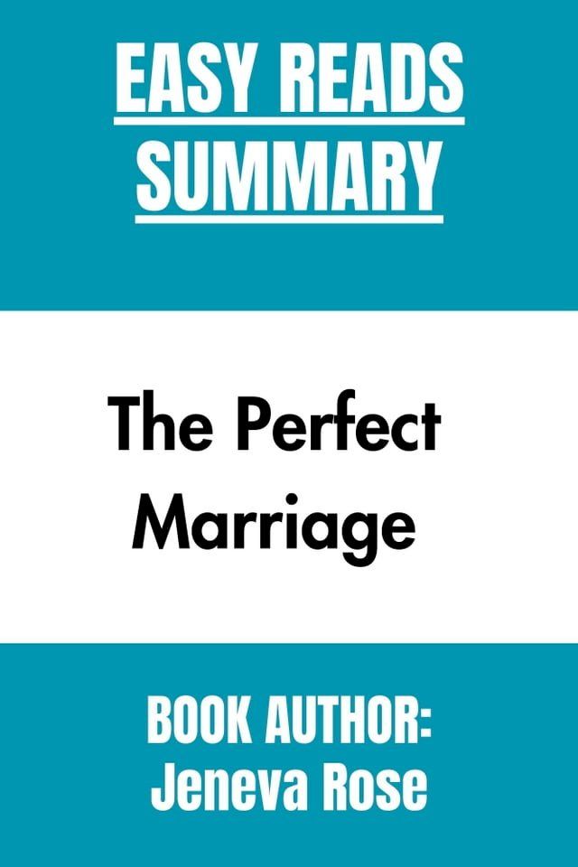  The Perfect Marriage By Jeneva Rose(Kobo/電子書)