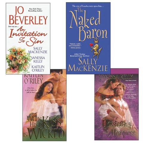 Hot Historicals Bundle with An Invitation to Sin, The Naked Baron, When His Kiss Is Wicked, & Mastering the Marquess(Kobo/電子書)