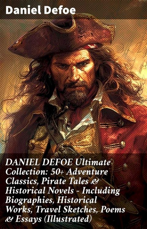 DANIEL DEFOE Ultimate Collection: 50+ Adventure Classics, Pirate Tales & Historical Novels - Including Biographies, Historical Works, Travel Sketches, Poems & Essays (Illustrated)(Kobo/電子書)