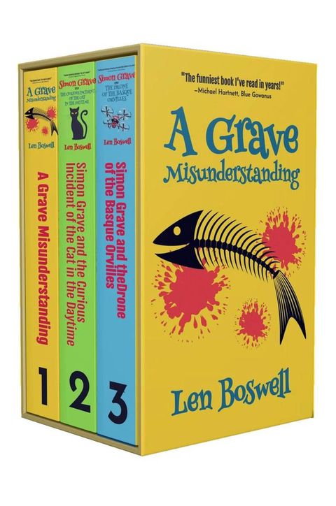 A Simon Grave Mystery Trio (Books 1-3): Box Set - A Grave Misunderstanding, Simon Grave and the Curious Incident of the Cat in the Daytime, and Simon Grave and the Drone of Basque Orvilles(Kobo/電子書)