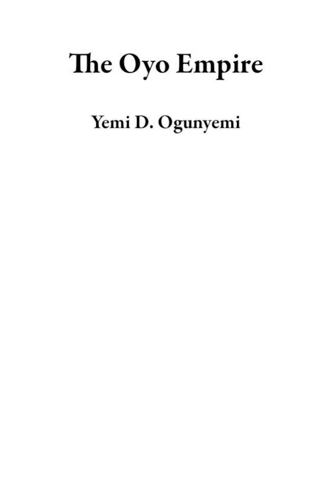  The Oyo Empire(Kobo/電子書)