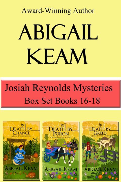 Josiah Reynolds Box Set 6: Death By Chance, Death By Poison, Death By Greed(Kobo/電子書)