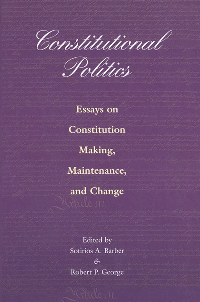  Constitutional Politics(Kobo/電子書)