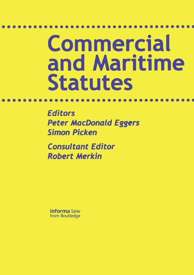  Commercial and Maritime Statutes(Kobo/電子書)