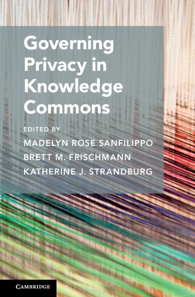  Governing Privacy in Knowledge Commons(Kobo/電子書)