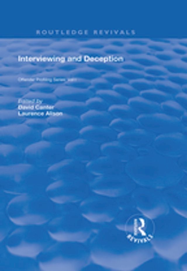  Interviewing and Deception(Kobo/電子書)