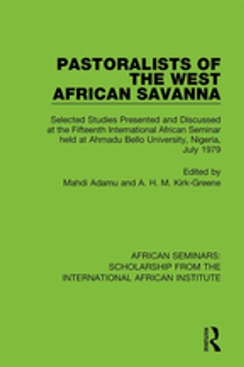 Pastoralists of the West African Savanna(Kobo/電子書)