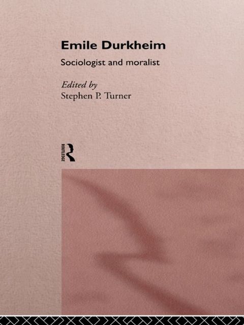 Emile Durkheim(Kobo/電子書)