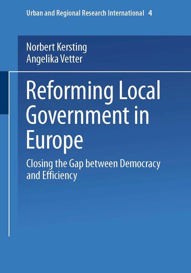  Reforming Local Government in Europe(Kobo/電子書)