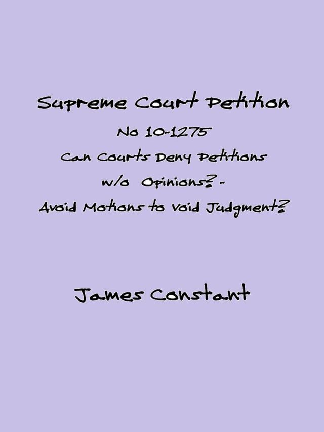  Supreme Court Petition No 10-1275(Kobo/電子書)