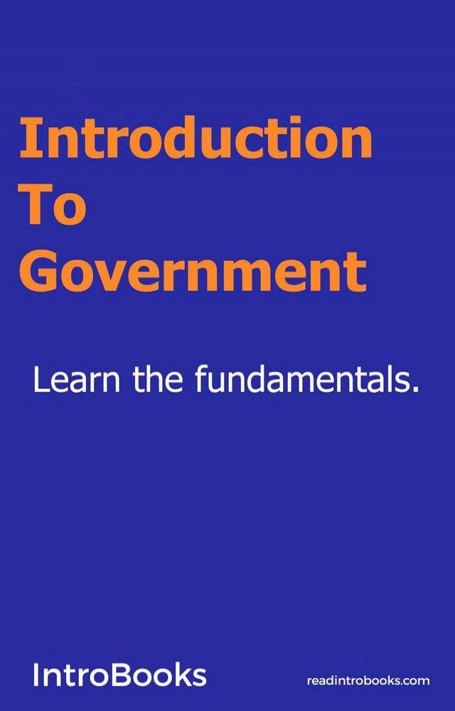  Introduction to Government(Kobo/電子書)