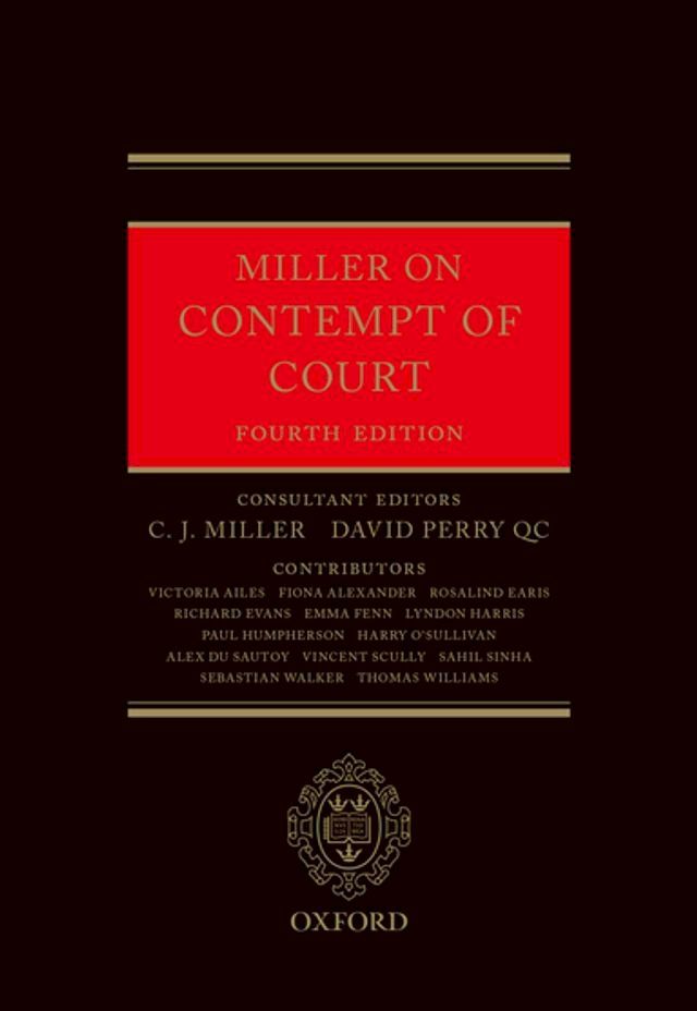  Miller on Contempt of Court(Kobo/電子書)