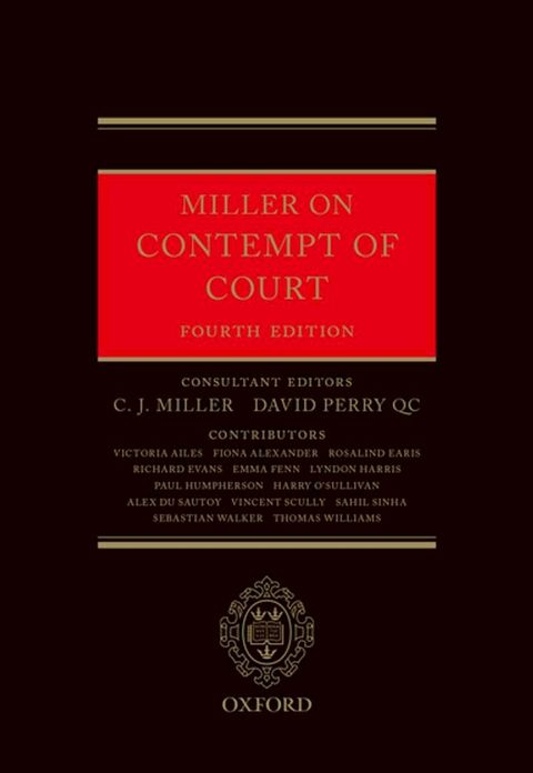 Miller on Contempt of Court(Kobo/電子書)