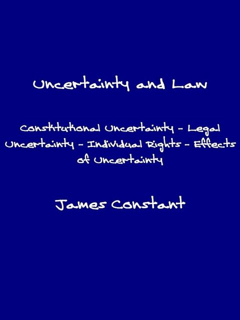 Uncertainty and Law(Kobo/電子書)