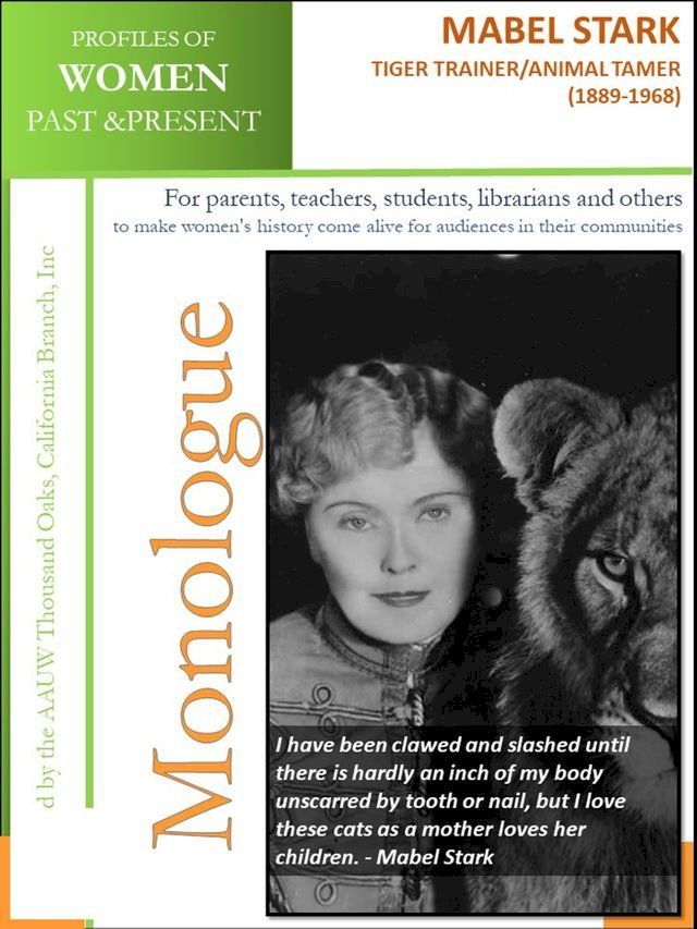  Profiles of Women Past & Present – Mabel Stark, Tiger Trainer/Animal Tamer (1889 - 1968)(Kobo/電子書)