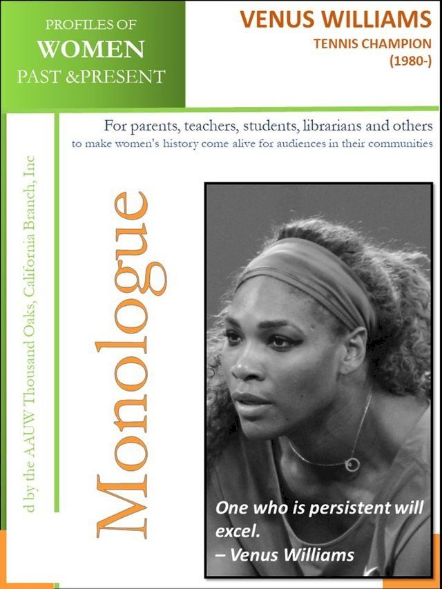  Profiles of Women Past & Present – Venus Williams, Tennis Champion (1980-)(Kobo/電子書)