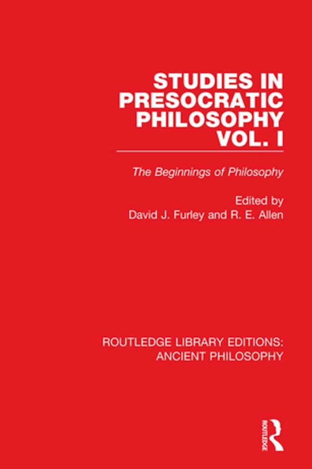  Studies in Presocratic Philosophy Volume 1(Kobo/電子書)