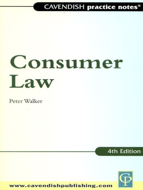 Practice Notes on Consumer Law(Kobo/電子書)