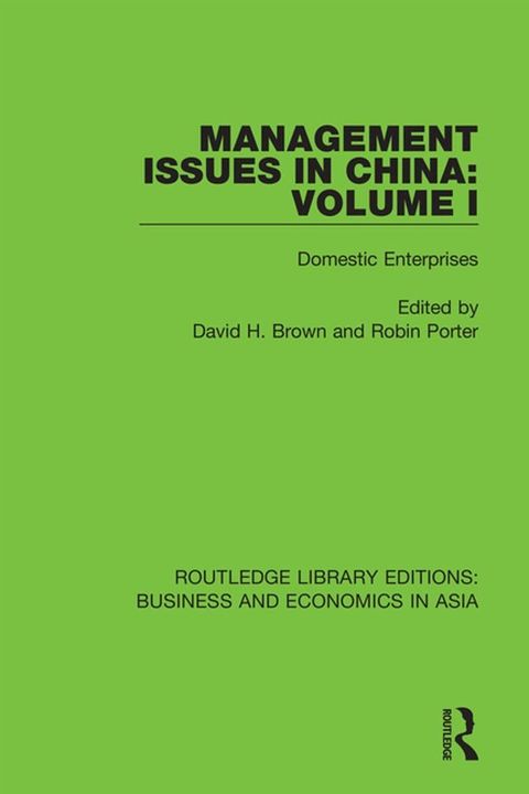 Management Issues in China: Volume 1(Kobo/電子書)