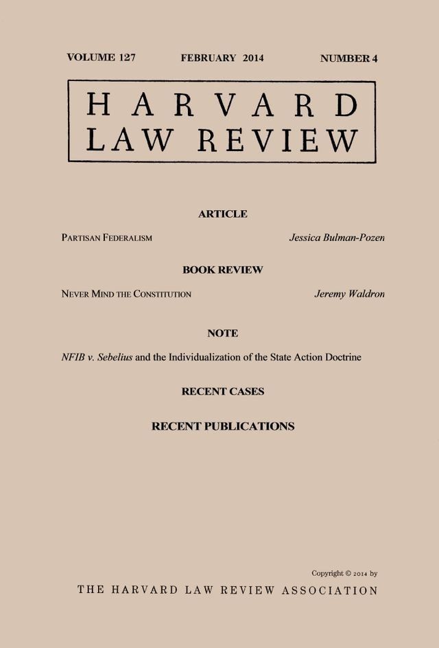  Harvard Law Review: Volume 127, Number 4 - February 2014(Kobo/電子書)