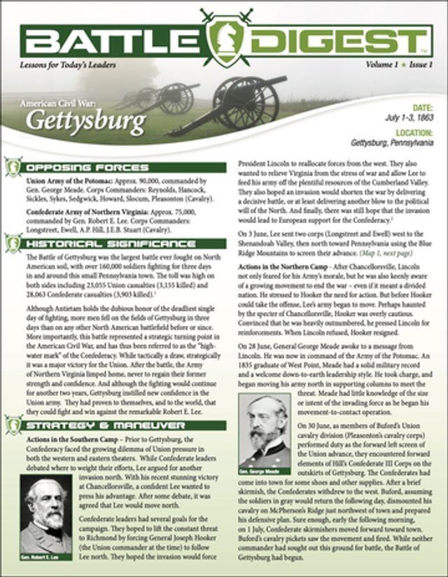  Battle Digest: Gettysburg(Kobo/電子書)