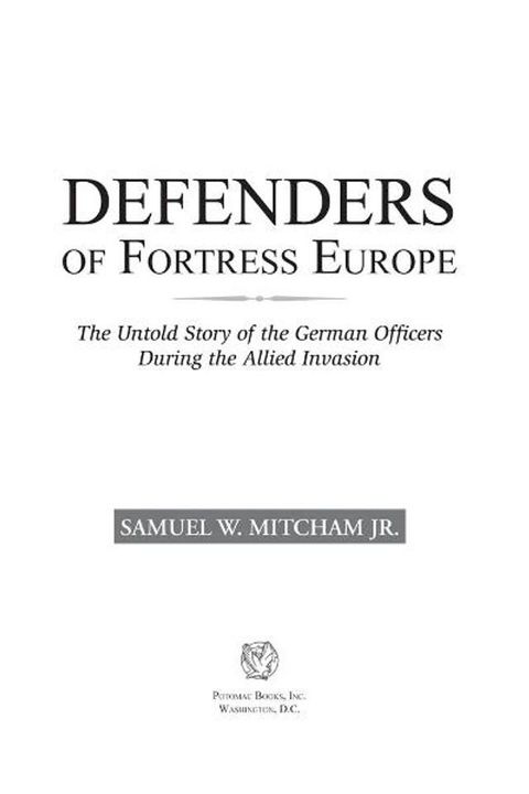 Defenders of Fortress Europe(Kobo/電子書)