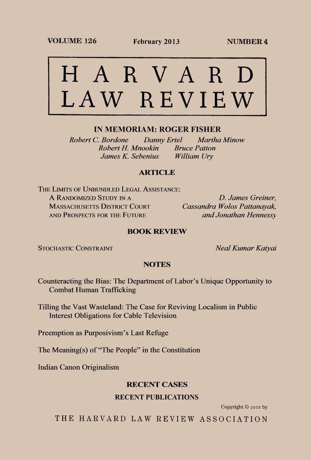  Harvard Law Review: Volume 126, Number 4 - February 2013(Kobo/電子書)