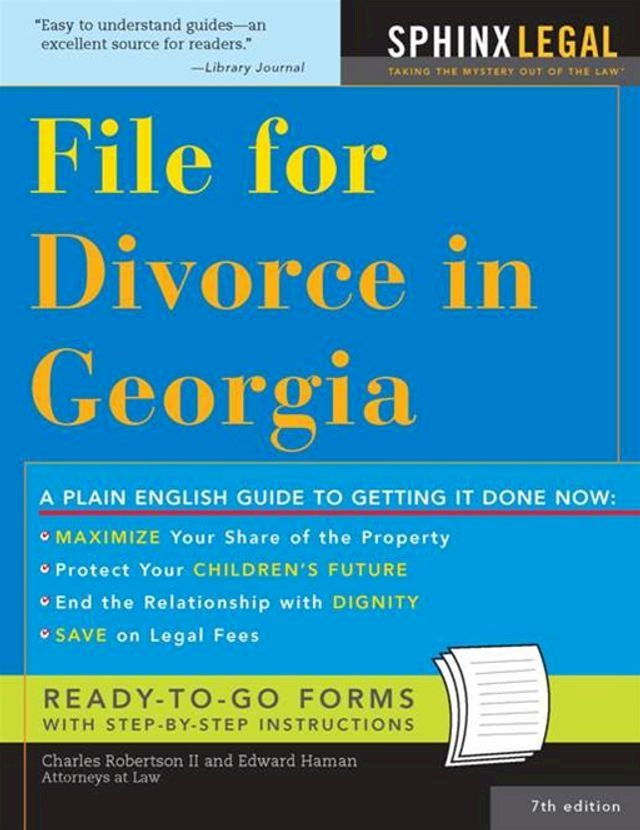  File for Divorce in Georgia(Kobo/電子書)