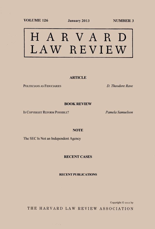  Harvard Law Review: Volume 126, Number 3 - January 2013(Kobo/電子書)