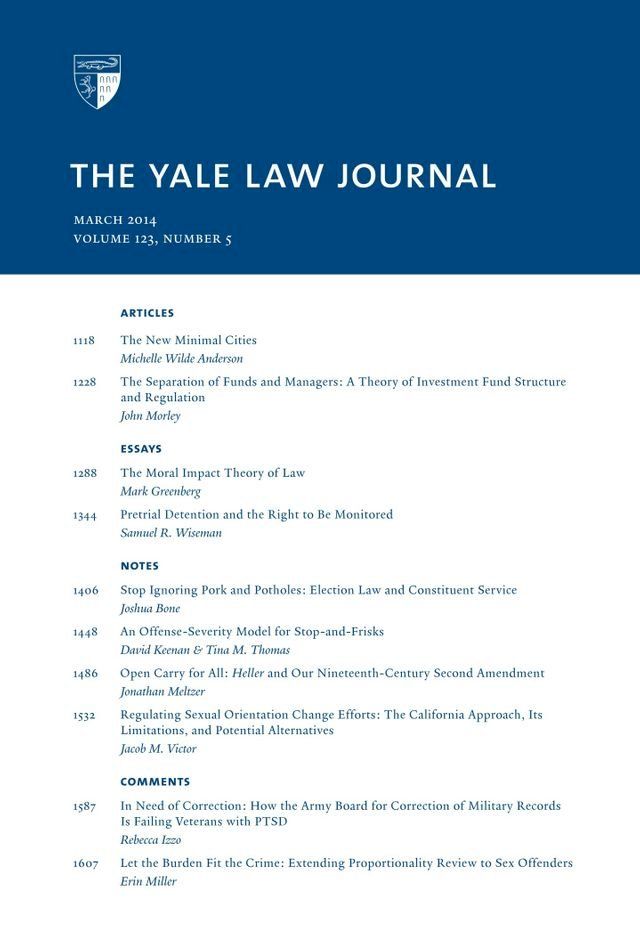  Yale Law Journal: Volume 123, Number 5 - March 2014(Kobo/電子書)