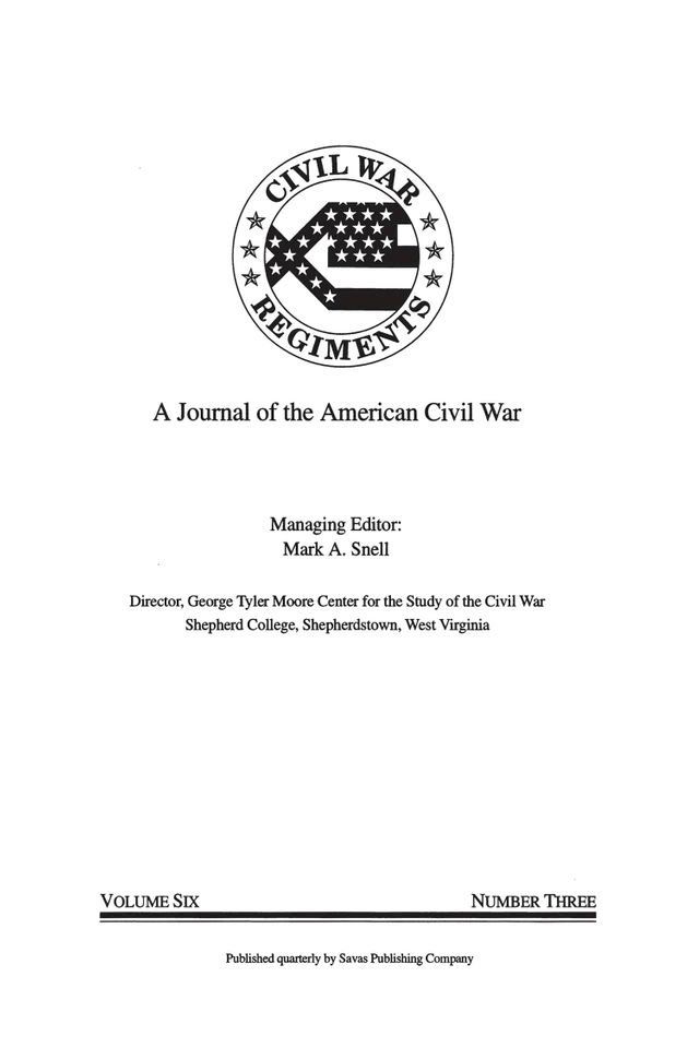  A Journal of the American Civil War: V6-3(Kobo/電子書)