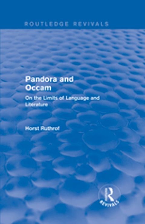 Routledge Revivals: Pandora and Occam (1992)(Kobo/電子書)