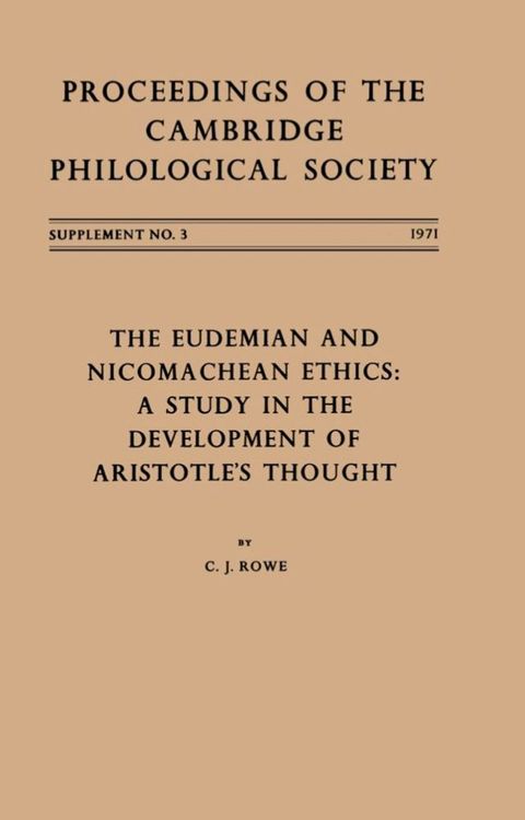 The Eudemian and Nicomachean Ethics(Kobo/電子書)