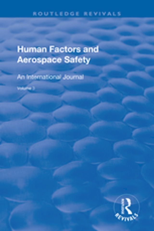  Human Factors and Aerospace Safety(Kobo/電子書)