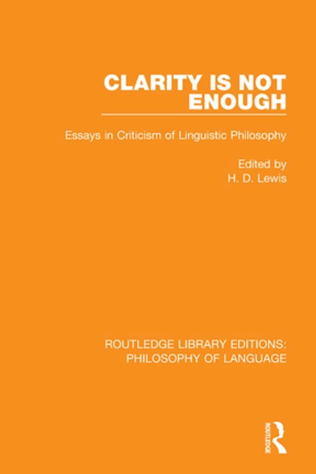  Clarity Is Not Enough(Kobo/電子書)