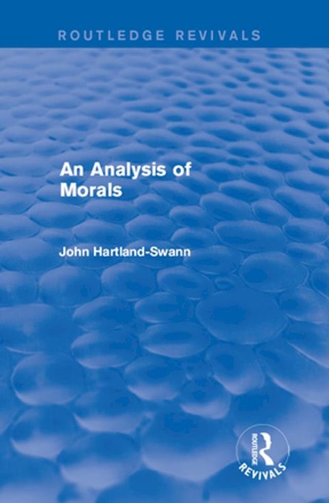 An Analysis of Morals(Kobo/電子書)