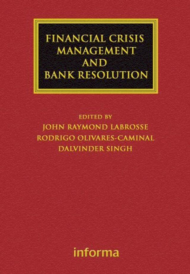  Financial Crisis Management and Bank Resolution(Kobo/電子書)